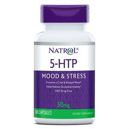5-HTP, 50mg - 45 caps - Vitax.ro