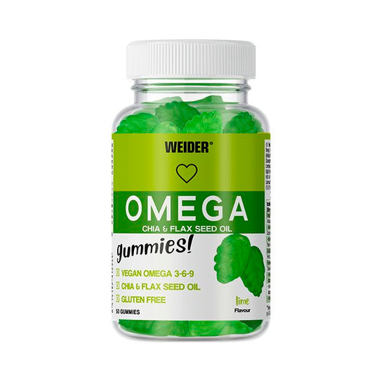Omega Gummies, Lime - 50 gummies - Vitax.ro