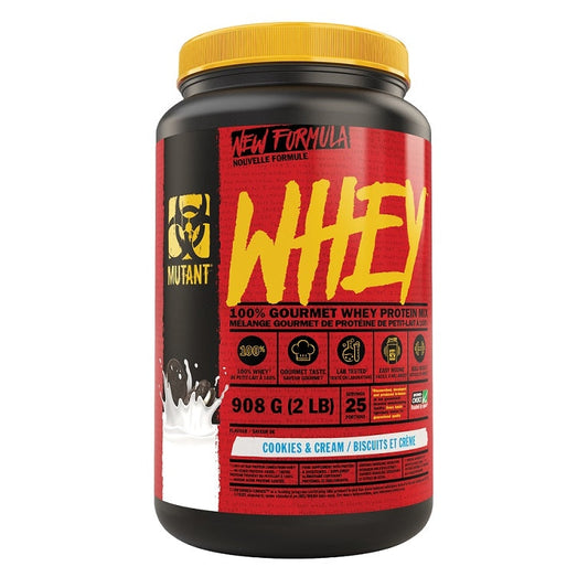 Mutant Whey, Cookies & Cream - 908g - Vitax.ro
