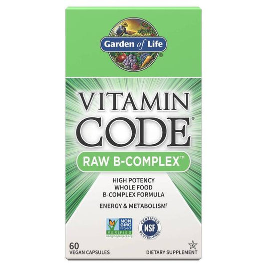 Vitamin Code Raw B-Complex - 60 vegan caps - Vitax.ro