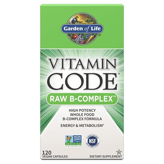 Vitamin Code Raw B-Complex - 120 vegan caps - Vitax.ro