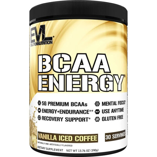 BCAA Energy, Vanilla Iced Coffee - 390g - Vitax.ro