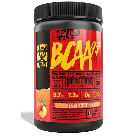 Mutant BCAA 9.7, Fuzzy Peach - 348g - Vitax.ro