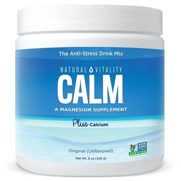 Natural Calm Plus Calcium, Unflavored (EAN 183405043541) - 226g - Vitax.ro