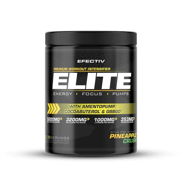 Elite Pre-Workout, Pineapple Crush - 420g - Vitax.ro