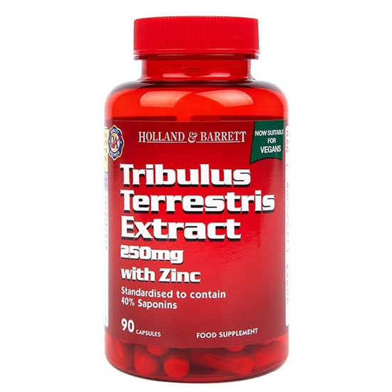Tribulus Terrestris Extract with Zinc, 250mg - 90 vcaps - Vitax.ro
