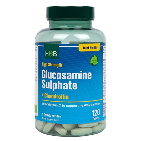 High Strength Glucosamine Sulphate + Chondroitin - 120 tabs - Vitax.ro