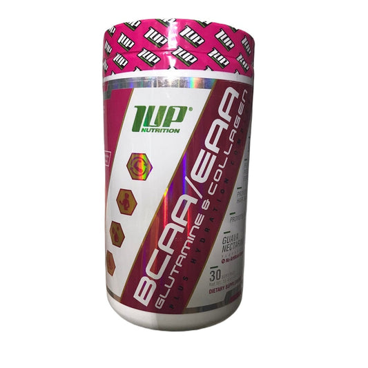Her BCAA/EAA Glutamine & Collagen Plus Hydration Complex, Guava Nectarine - 465g - Vitax.ro