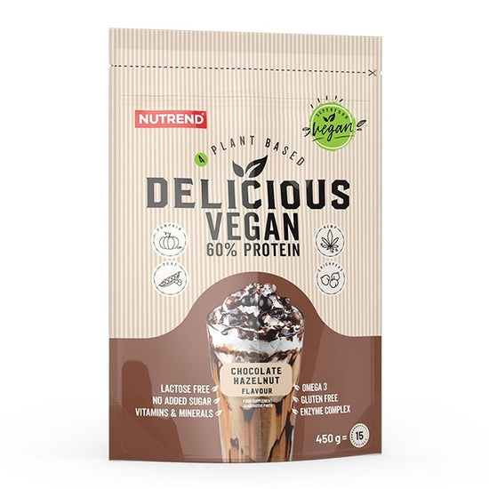 Delicious Vegan, Chocolate Hazelnut - 450g - Vitax.ro
