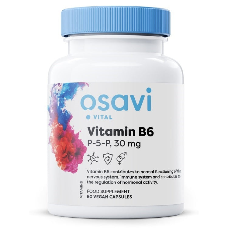 Vitamin B6, P-5-P, 30 mg - 60 vegan caps - Vitax.ro