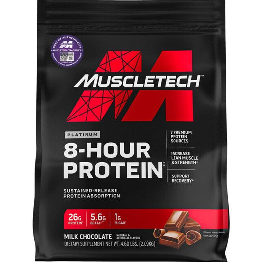 Platinum 8-Hour Protein, Chocolate - 2090g - Vitax.ro