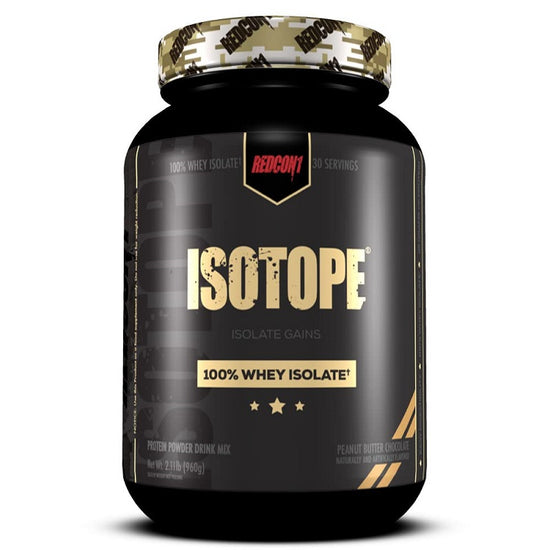 Isotope - 100% Whey Isolate, Peanut Butter Chocolate - 960g - Vitax.ro