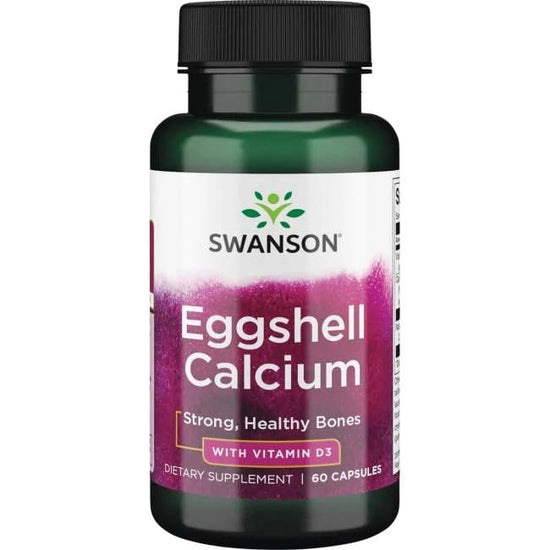 Eggshell Calcium with Vitamin D-3 - 60 caps - Vitax.ro