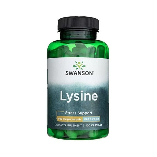 Lysine, 500mg Free-Form - 100 caps - Vitax.ro