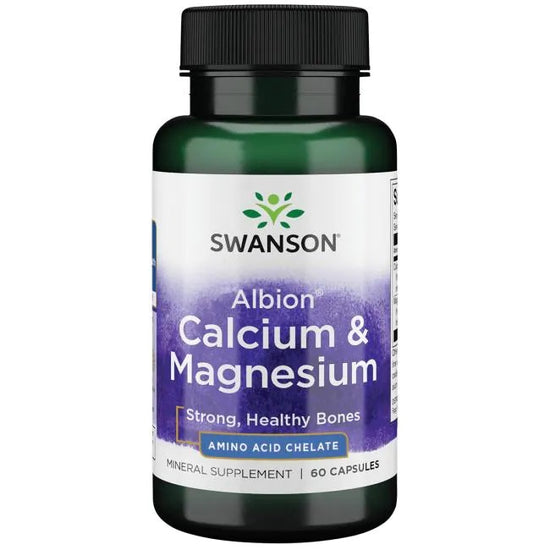 Albion Calcium & Magnesium - 60 caps - Vitax.ro