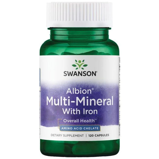 Albion Multi-Mineral with Iron - 120 caps - Vitax.ro