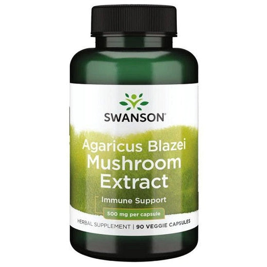 Agaricus Blazei Mushroom Extract, 500mg - 90 vcaps - Vitax.ro