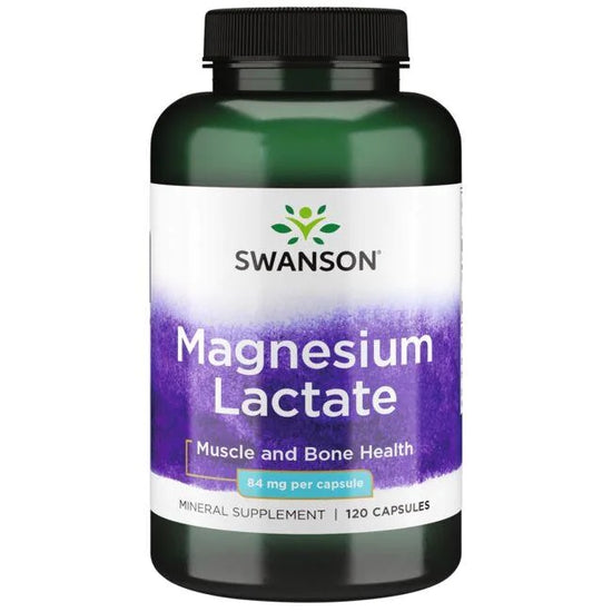 Magnesium Lactate, 84mg - 120 caps - Vitax.ro