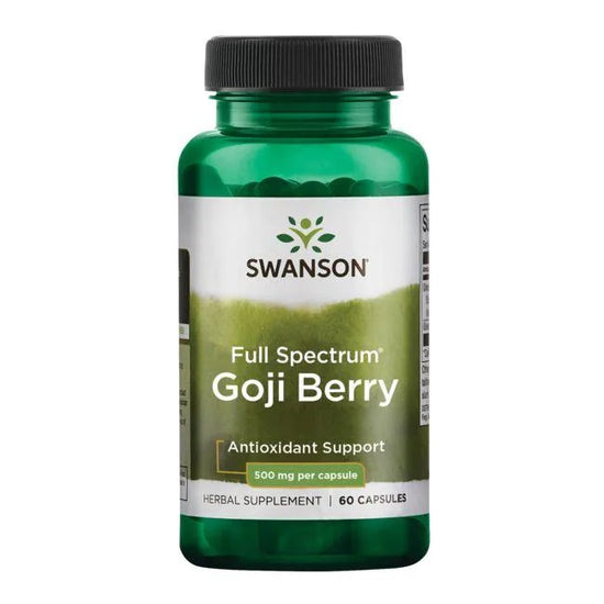 Full Spectrum Goji Berry, 500mg - 60 caps - Vitax.ro