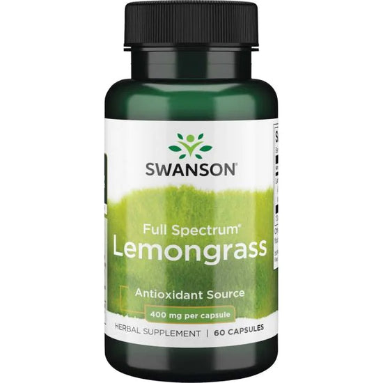 Full Spectrum Lemongrass, 400mg - 60 caps - Vitax.ro