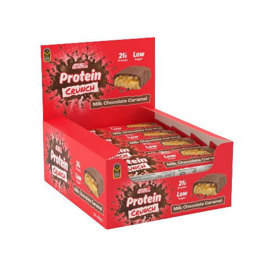 Applied Protein Crunch Bar, Milk Chocolate Caramel - 12 x 62g (EAN 5056555201220) - Vitax.ro