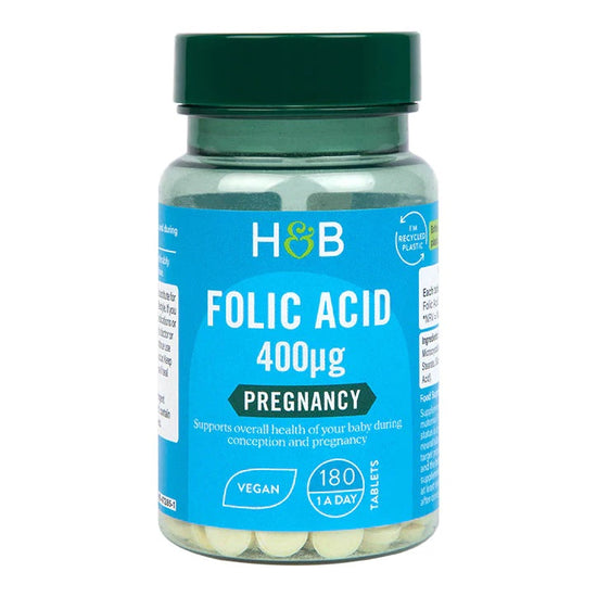 Folic Acid, 400mcg - 180 tabs - Vitax.ro