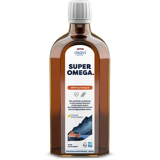 Super Omega, 2900mg Omega 3 (Lemon) - 250 ml. - Vitax.ro