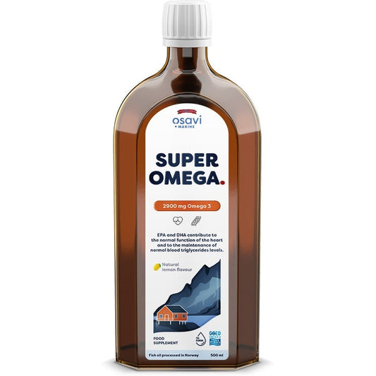 Super Omega, 2900mg Omega 3 (Lemon) - 500 ml. - Vitax.ro