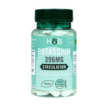 Potassium, 396mg - 120 vegan tabs - Vitax.ro