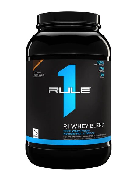 R1 Whey Blend, Chocolate Peanut Butter (EAN 196671006509) - 897g - Vitax.ro