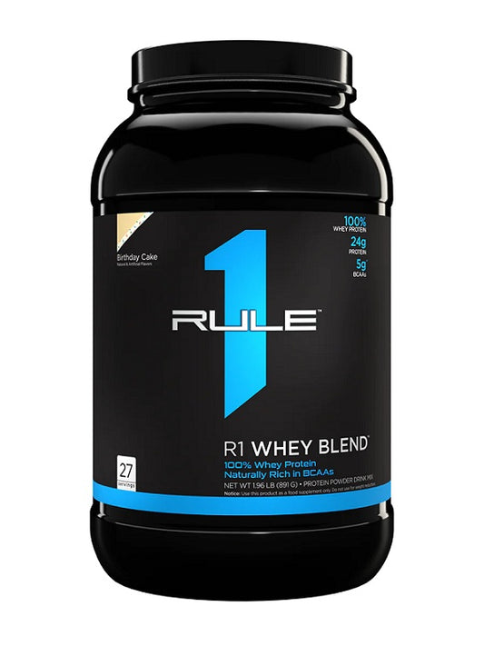 R1 Whey Blend, Birthday Cake (EAN 196671006486) - 891g - Vitax.ro