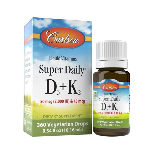 Super Daily D3 + K2, 2000 IU - 10 ml. - Vitax.ro