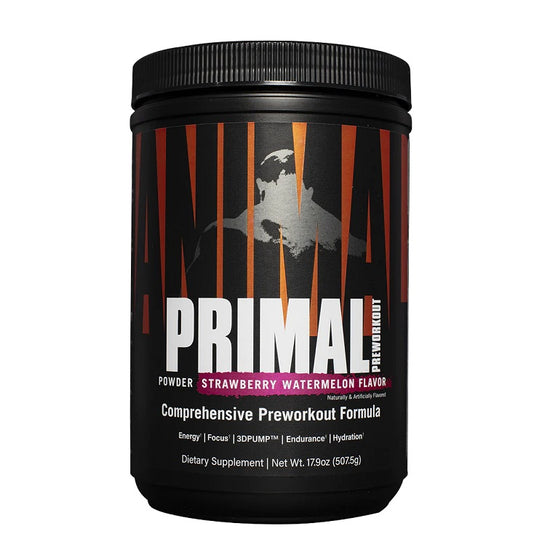 Animal Primal Preworkout Powder, Strawberry Watermelon - 507g - Vitax.ro