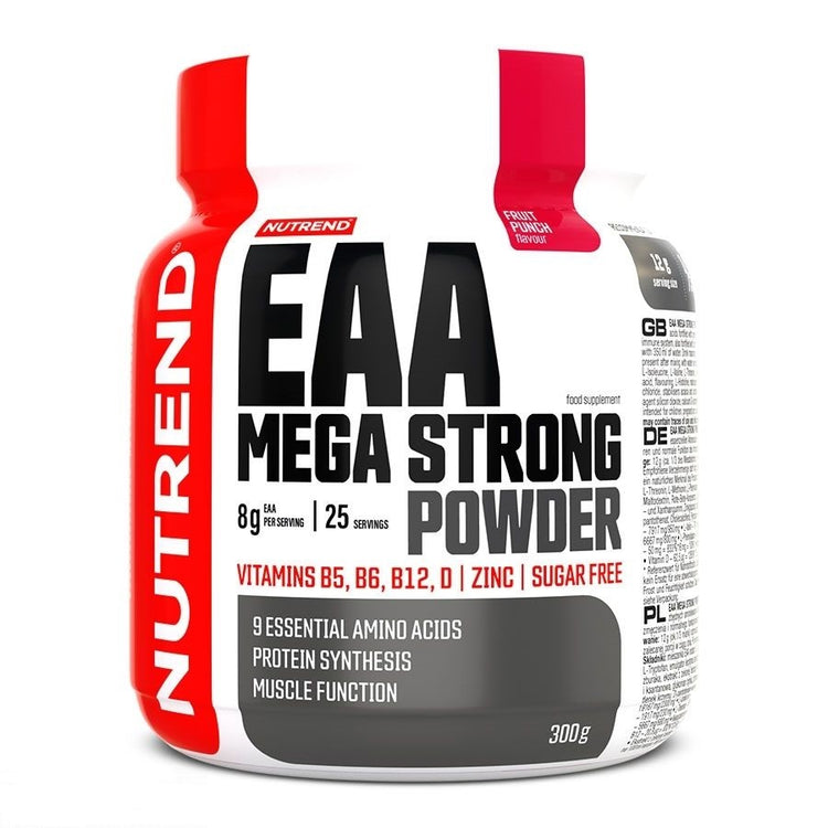 EAA Mega Strong Powder, Fruit Punch - 300g - Vitax.ro