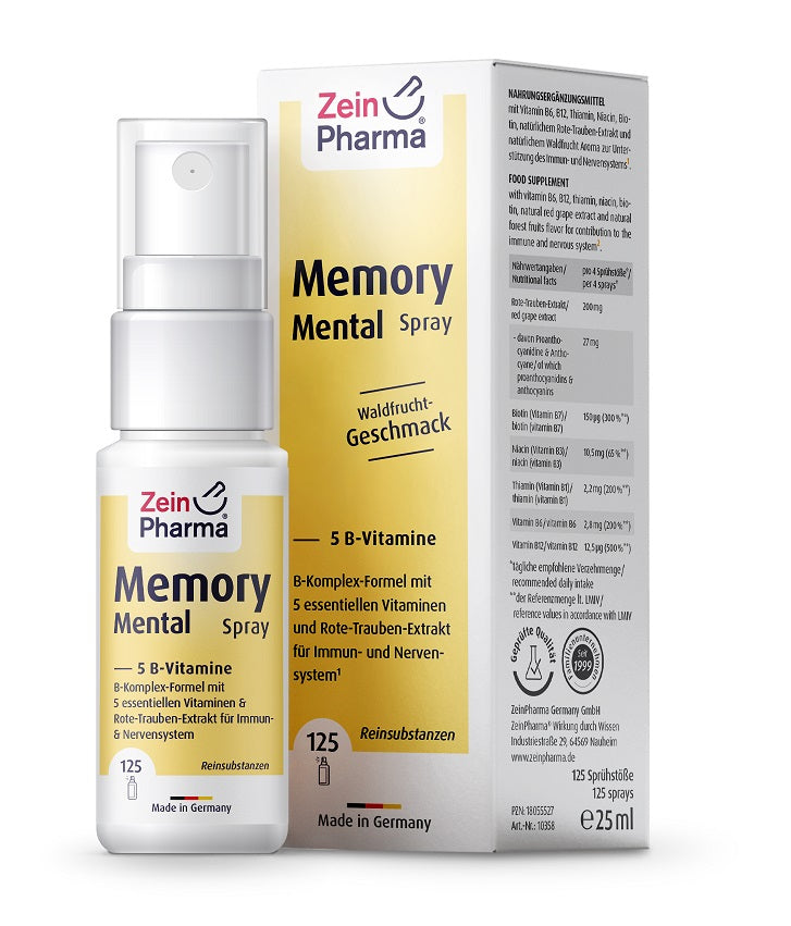 Memory Mental Spray, Wild Berry - 25 ml. - Vitax.ro