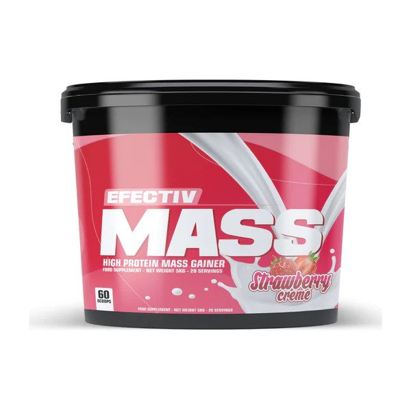Mass, Strawberry Creme (EAN 5060347312780) - 5000g - Vitax.ro