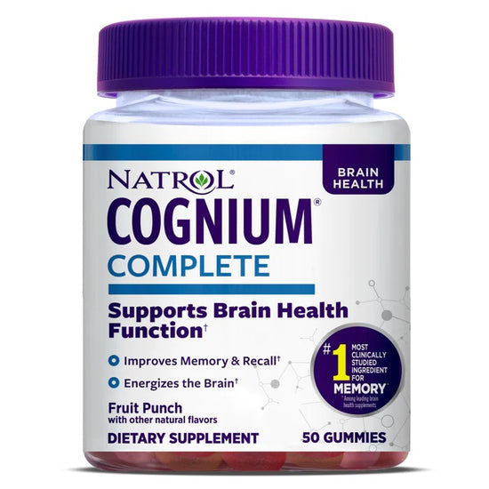 Cognium Complete, Fruit Punch - 50 gummies - Vitax.ro