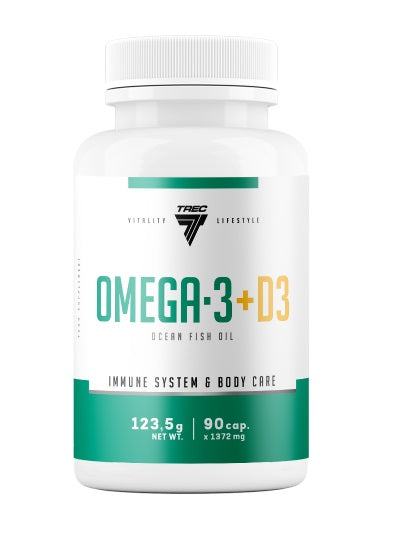 Omega-3 + D3 - 90 caps - Vitax.ro