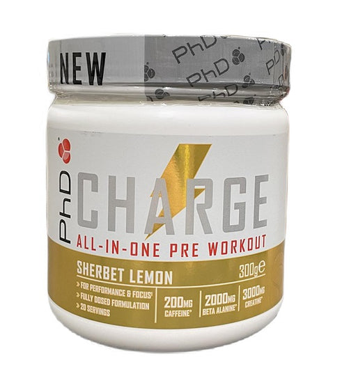Charge All-In-One Pre-Workout, Sherbet Lemon - 300g - Vitax.ro