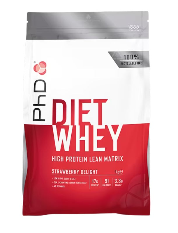 Diet Whey, Strawberry Delight - 1000g - Vitax.ro