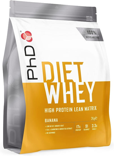 Diet Whey, Banana - 2000g - Vitax.ro