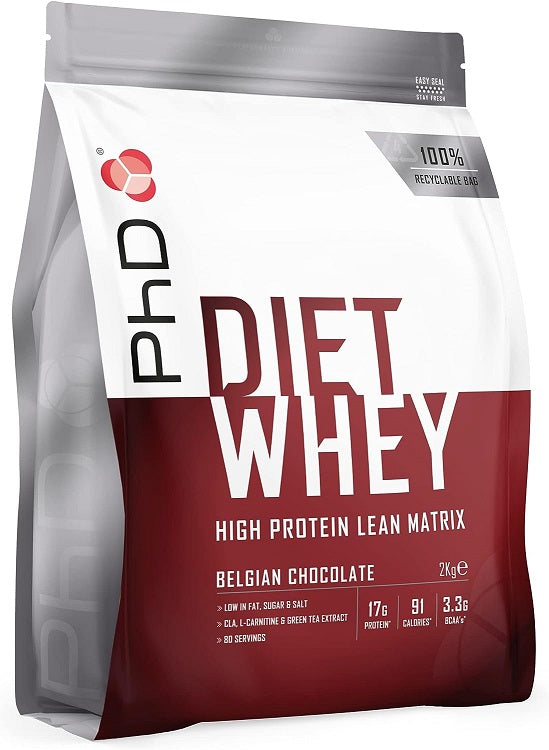 Diet Whey, Belgian Chocolate - 2000g - Vitax.ro