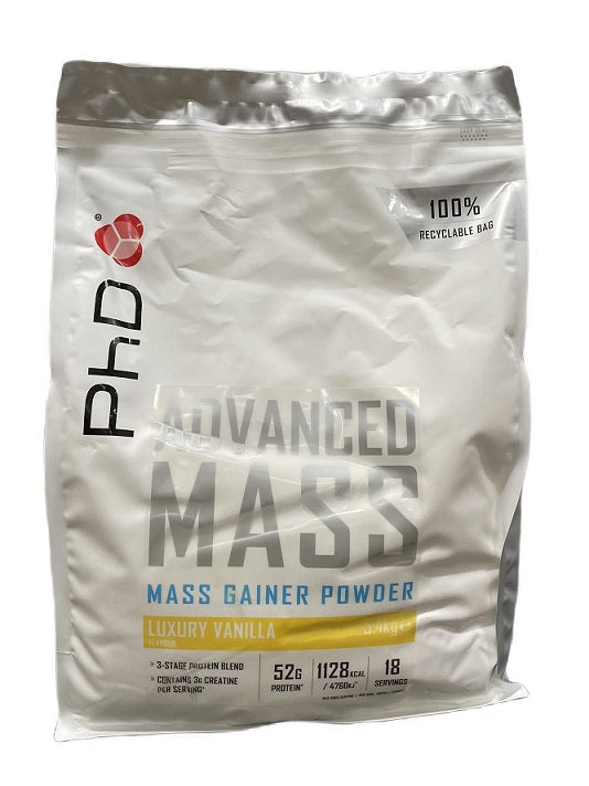 Advanced Mass, Luxury Vanilla - 5400g - Vitax.ro