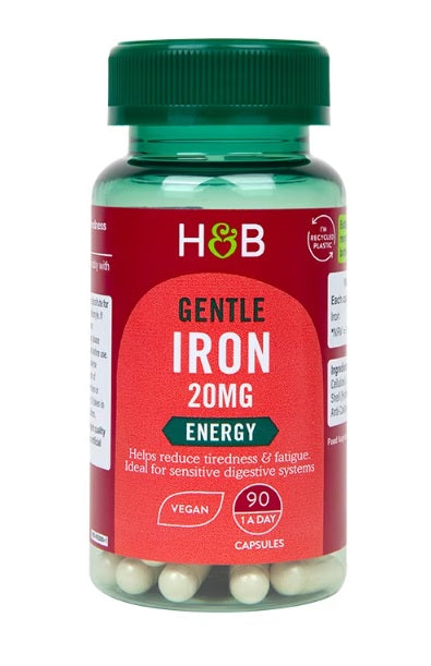 Gentle Iron, 20mg - 90 vcaps - Vitax.ro