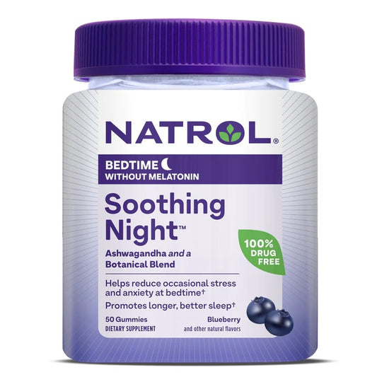 Soothing Night, Blueberry - 50 gummies - Vitax.ro