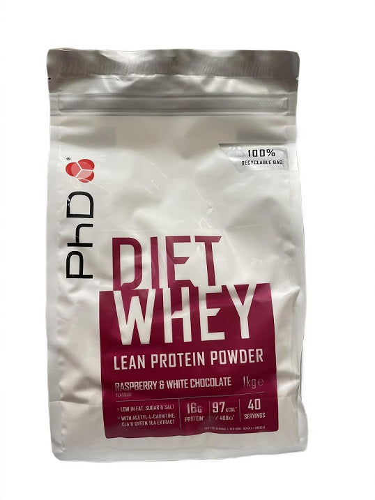Diet Whey, Raspberry & White Chocolate - 1000g - Vitax.ro