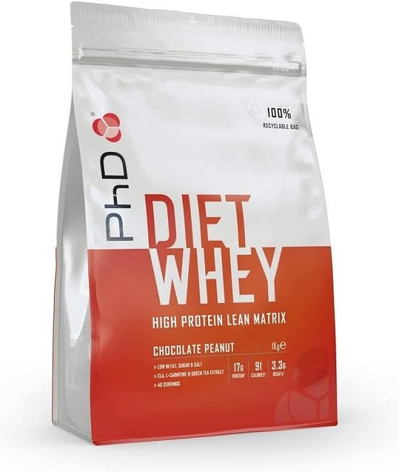 Diet Whey, Chocolate Peanut - 1000g - Vitax.ro