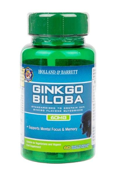 Ginkgo Biloba, 60mg - 60 coated tablets - Vitax.ro