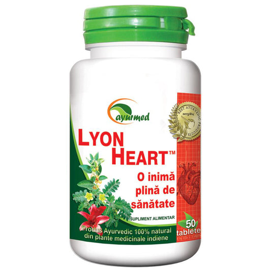Lyon Heart, Ayurmed, 50 Tablete - Vitax.ro