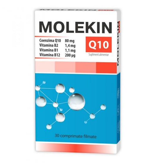 Molekin Q10, Zdrovit, 30 Comprimate - Vitax.ro